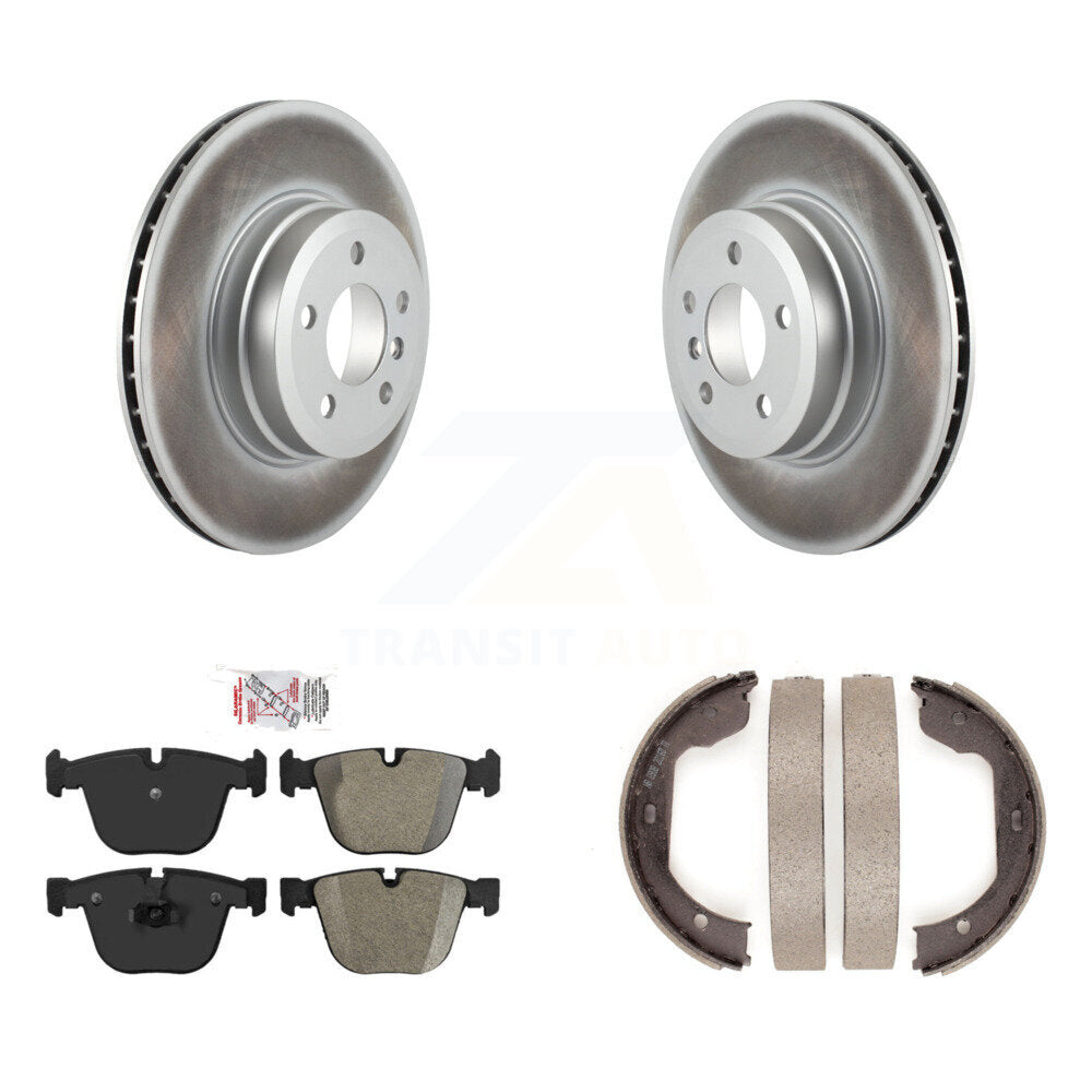 Kit de patins de frein de stationnement, Rotors à revêtement de disque arrière, plaquettes semi-métalliques, pour BMW X5 X
