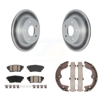 Kit de plaquettes en céramique et de patins de frein de stationnement, Rotors à revêtement de disque arrière pour Nissan Altim