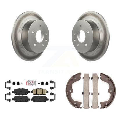 Kit de plaquettes en céramique et de patins de frein de stationnement, Rotors à revêtement de disque arrière pour Nissan Altim