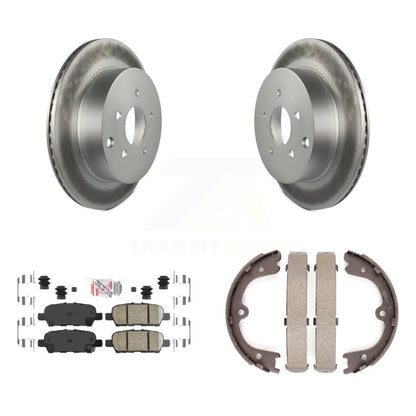 Kit de plaquettes en céramique et de chaussures de stationnement pour Rotors arrière avec revêtement de disque, pour Nissan Murano JX35