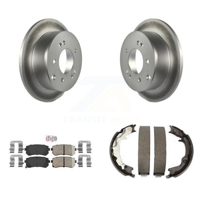 Kit de chaussures de frein de stationnement, Rotors recouverts de disques arrière, plaquettes en céramique, pour Kia Forte koup
