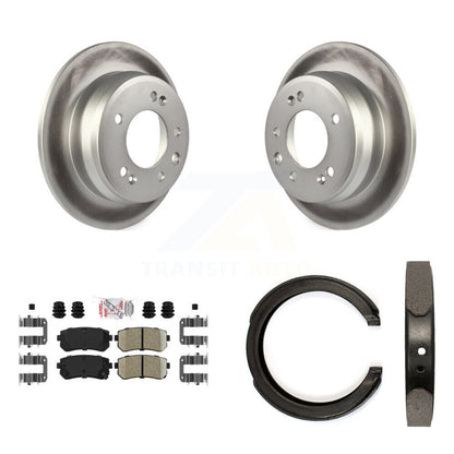 Kit de plaquettes en céramique et de chaussures de stationnement, Rotors recouverts de disques arrière, pour Kia Sportage FWD