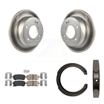 Kit de plaquettes en céramique et de chaussures de stationnement, Rotors recouverts de disques arrière, pour Kia Sportage FWD