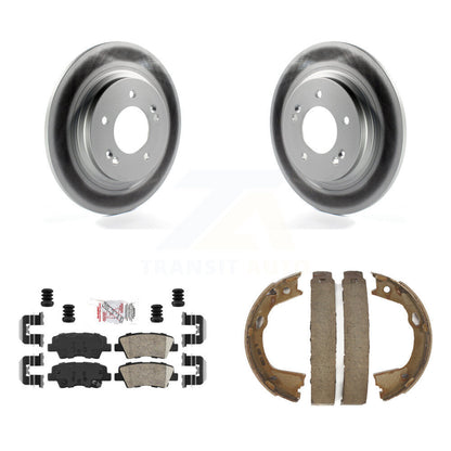 Kit de chaussures de stationnement avec Rotors recouverts de disque arrière, tampons en céramique, pour Hyundai Sonata Azera