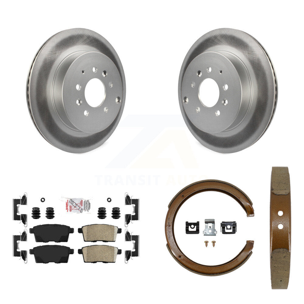 Kit de chaussures de stationnement avec Rotors recouverts de disque arrière, tampons en céramique, pour Mazda CX-9 2007 – 2012