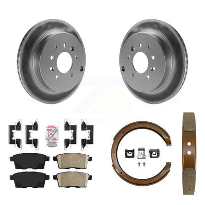 Kit de chaussures de stationnement avec Rotors recouverts de disque arrière, tampons en céramique, pour Ford Edge Mazda CX-7