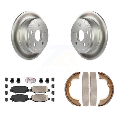 Kit de patins en céramique et de chaussures de stationnement, Rotors recouverts de disques arrière, pour Jeep Wrangler JK