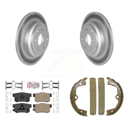 Kit de plaquettes en céramique et de patins de frein de stationnement, Rotors à revêtement de disque arrière pour Honda Accord