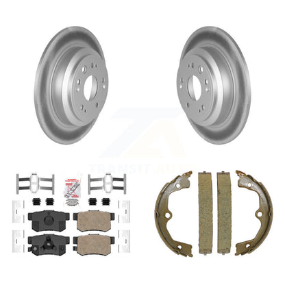 Kit de plaquettes en céramique et de patins de frein de stationnement, Rotors à revêtement de disque arrière pour Honda Accord