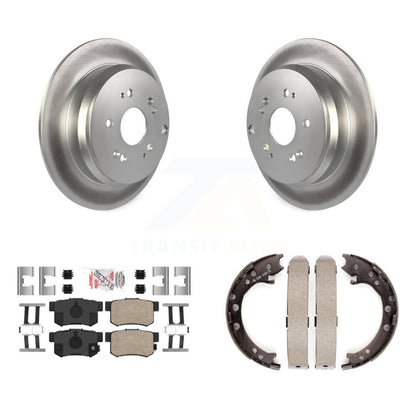 Kit de plaquettes en céramique et de patins de frein de stationnement pour Rotors arrière, avec revêtement de disque, pour Acura RDX
