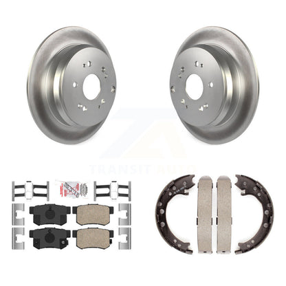 Kit de plaquettes en céramique et de patins de frein de stationnement pour Rotors arrière, avec revêtement de disque, pour Acura RDX
