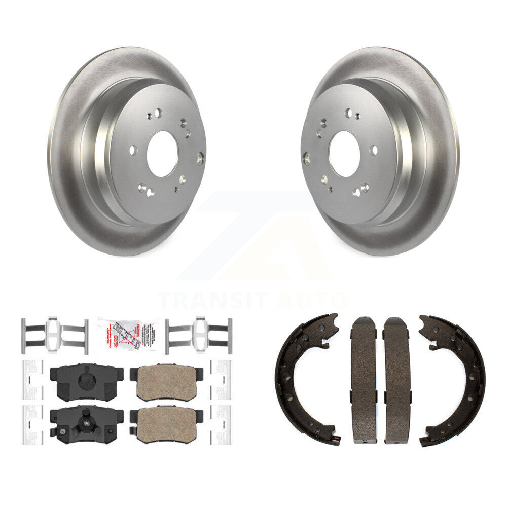 Kit de chaussures de stationnement avec Rotors recouverts de disques arrière, tampons en céramique, pour Honda CR-V 2005 – 2006