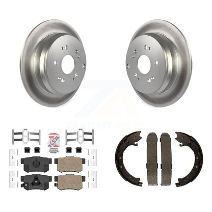 Kit de chaussures de stationnement avec Rotors recouverts de disques arrière, tampons en céramique, pour Honda CR-V 2005 – 2006