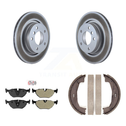 Kit de chaussures de stationnement avec disques semi-métalliques, Rotors recouverts de disques arrière, pour BMW 325i 325Ci