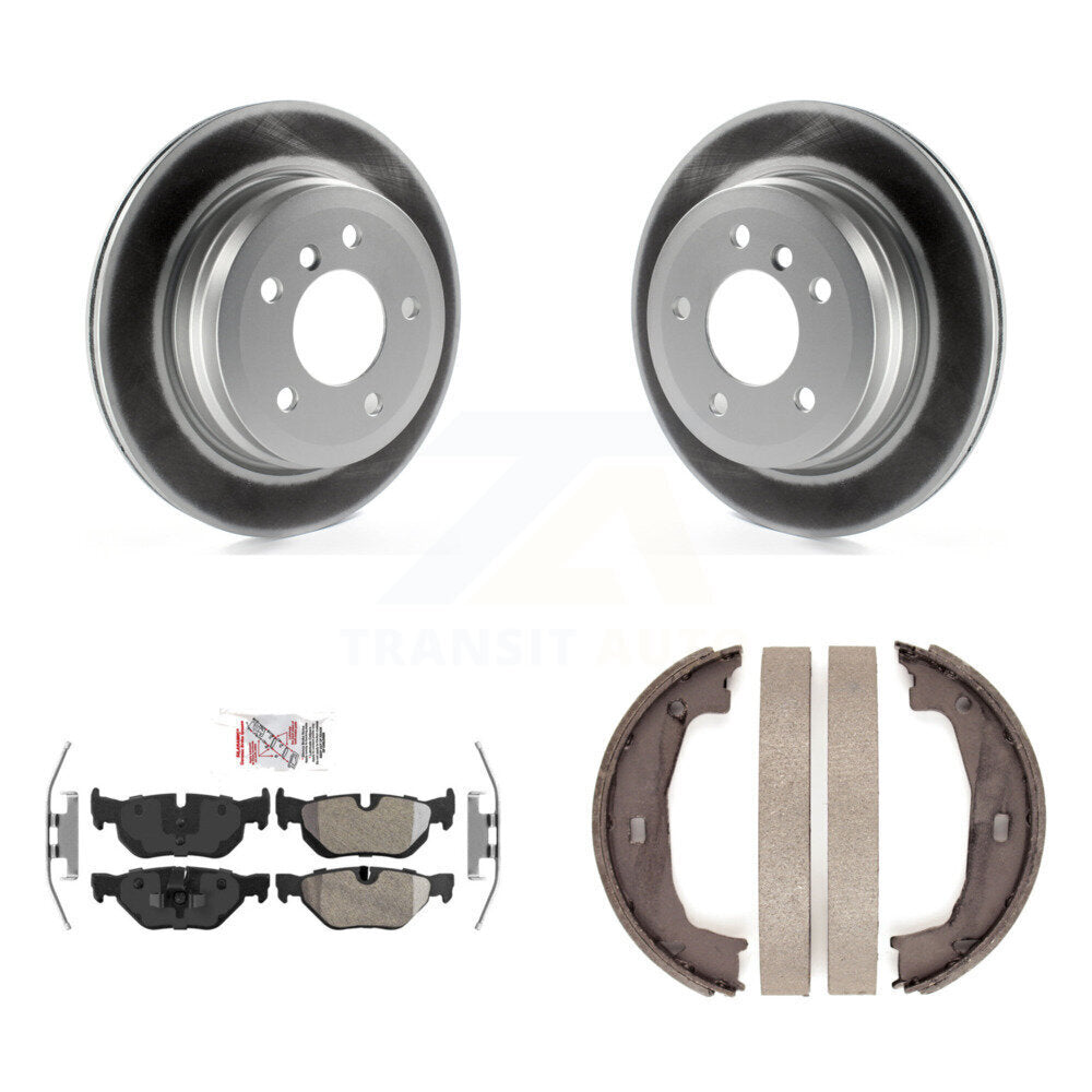 Kit de patins de frein de stationnement, Rotors à revêtement de disque arrière, plaquettes semi-métalliques, pour BMW 328i