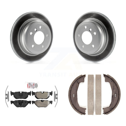 Kit de patins de frein de stationnement, Rotors à revêtement de disque arrière, plaquettes semi-métalliques, pour BMW 328i