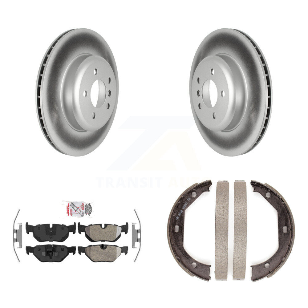 Kit de chaussures de stationnement avec disques semi-métalliques, Rotors recouverts de disques arrière, pour BMW 328i xDriv
