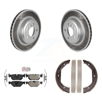 Kit de chaussures de stationnement avec disques semi-métalliques, Rotors recouverts de disques arrière, pour BMW 328i xDriv
