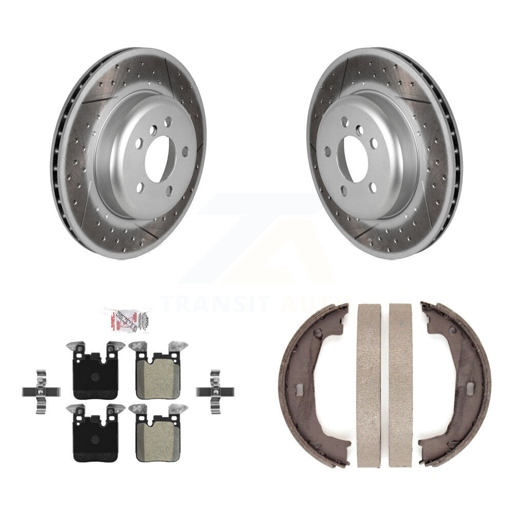 Kit de chaussures de stationnement avec disques semi-métalliques, Rotors recouverts de disques arrière, pour BMW 428i xDriv