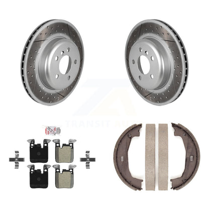 Kit de chaussures de stationnement avec disques semi-métalliques, Rotors recouverts de disques arrière, pour BMW 428i xDriv