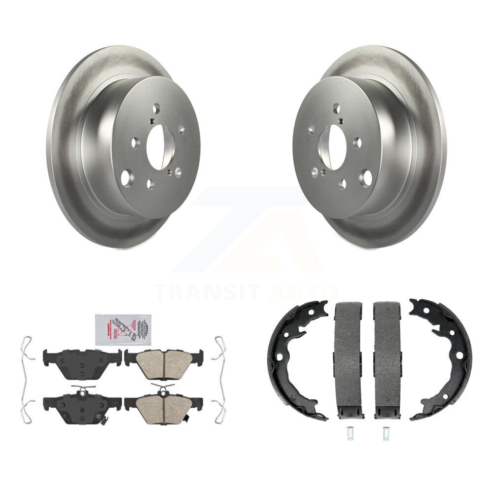 Kit de plaquettes en céramique et de chaussures de stationnement, Rotors recouverts de disques arrière, pour Subaru Crosstrek
