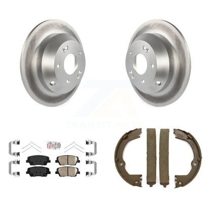 Kit de chaussures de stationnement avec Rotors recouverts de disque arrière, tampons en céramique, pour Hyundai Santa Fe Kia