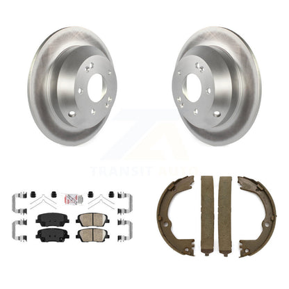 Kit de chaussures de stationnement avec Rotors recouverts de disque arrière, tampons en céramique, pour Hyundai Santa Fe Kia