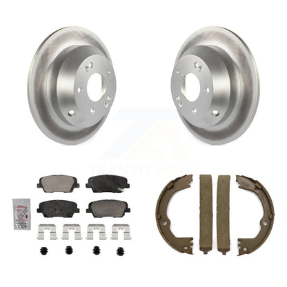 Kit de chaussures de stationnement avec Rotors recouverts de disque arrière, tampons en céramique, pour Hyundai Santa Fe Kia