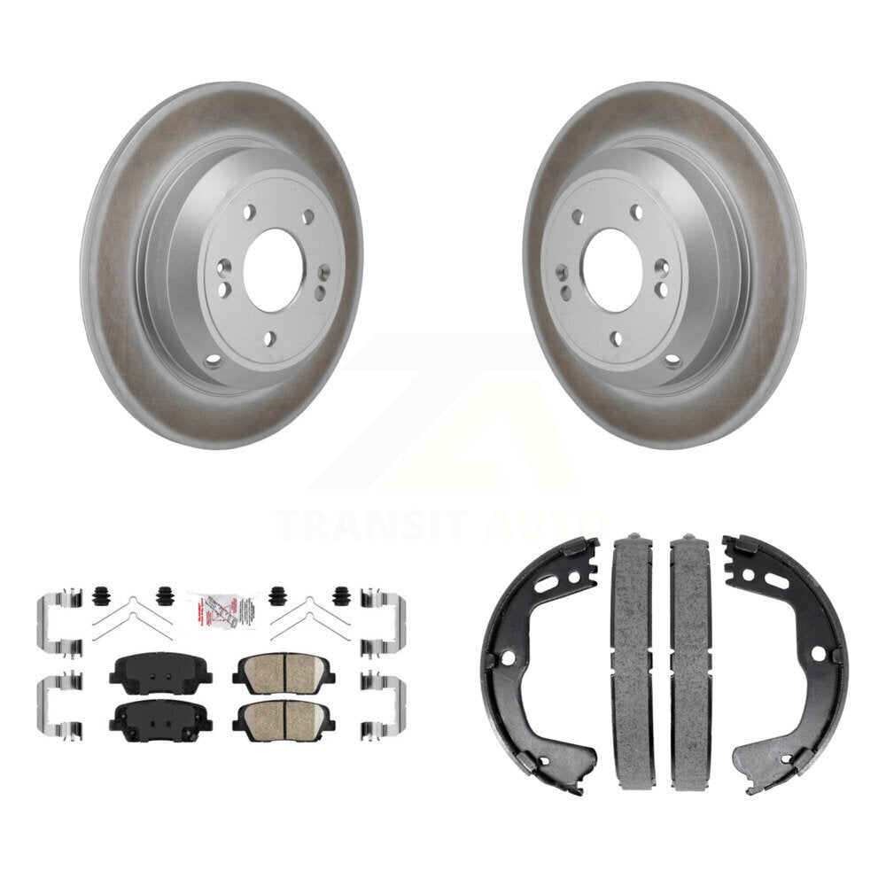 Kit de plaquettes en céramique et de chaussures de stationnement, Rotors recouverts de disques arrière, pour Kia Stinger Genesi