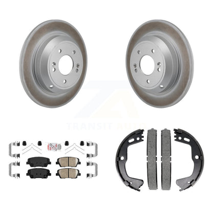 Kit de plaquettes en céramique et de chaussures de stationnement, Rotors recouverts de disques arrière, pour Kia Stinger Genesi