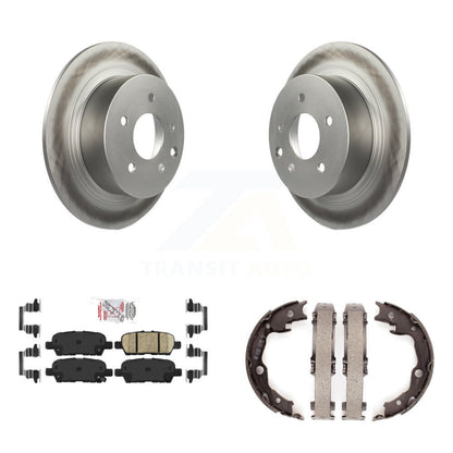 Kit de plaquettes en céramique et de chaussures de stationnement, Rotors recouverts de disques arrière, pour Nissan Sentra Juke