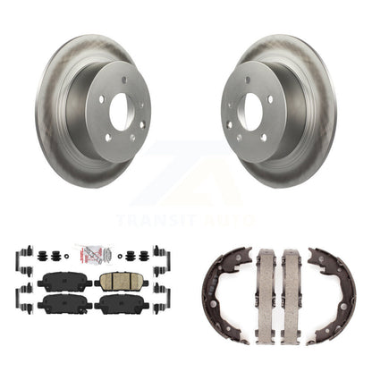 Kit de plaquettes en céramique et de chaussures de stationnement, Rotors recouverts de disques arrière, pour Nissan Sentra Juke