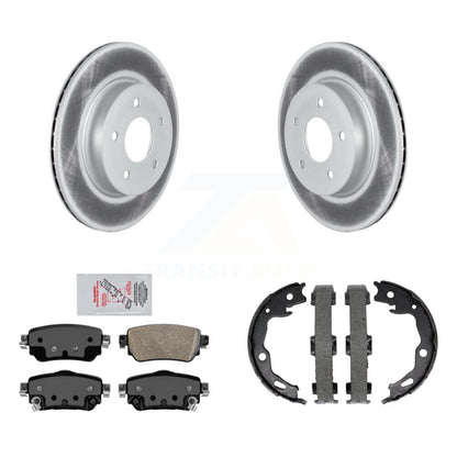Kit de plaquettes en céramique et de chaussures de stationnement, Rotors recouverts de disques arrière, pour Nissan Rogue Sport