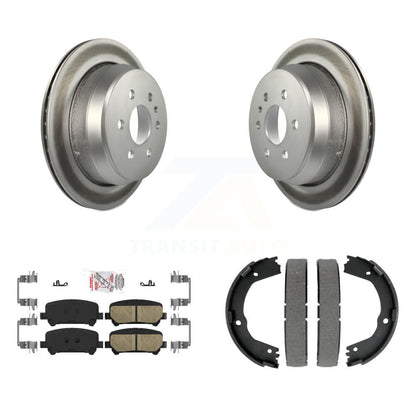 Kit de plaquettes en céramique et de chaussures de stationnement, Rotors recouverts de disques arrière, pour Chevrolet Colorado