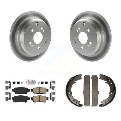 Kit de plaquettes en céramique et de chaussures de stationnement pour Rotors arrière avec revêtement de disque, pour Honda Odysse 05-10