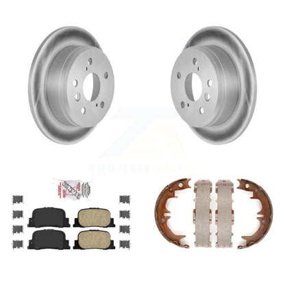 Kit de plaquettes en céramique et de chaussures de stationnement, Rotors recouverts de disques arrière, pour Toyota Camry Lexus