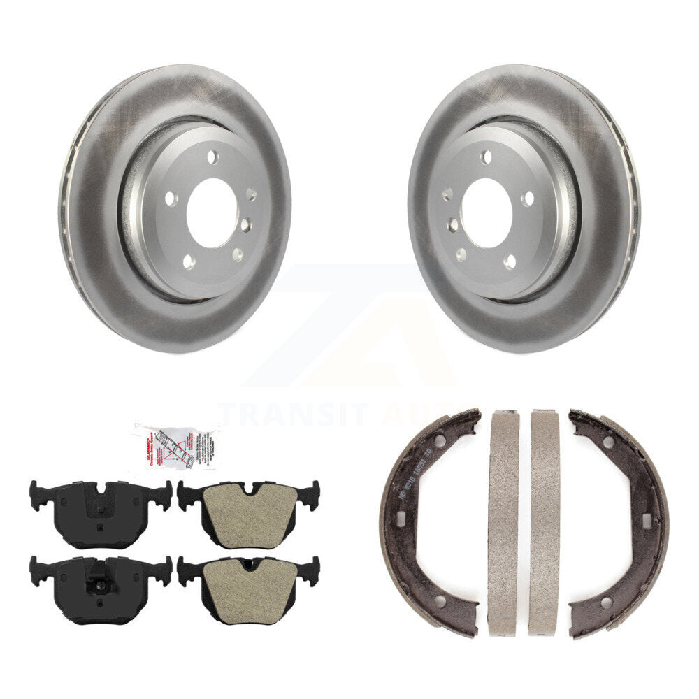 Kit de chaussures de stationnement avec disques semi-métalliques, Rotors recouverts de disques arrière, pour BMW 330Ci 330i