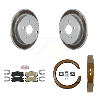 Kit de patins en céramique et de chaussures de stationnement pour Rotors à revêtement de disque arrière, pour Buick Rendezvous