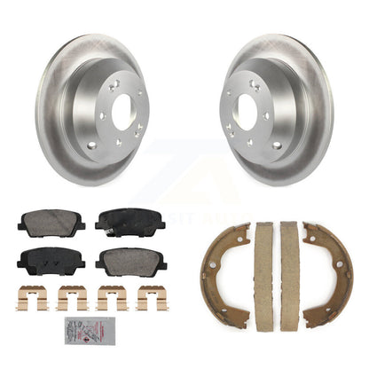 Kit de chaussures de stationnement avec Rotors recouverts de disque arrière, tampons en céramique, pour Hyundai Santa Fe Kia