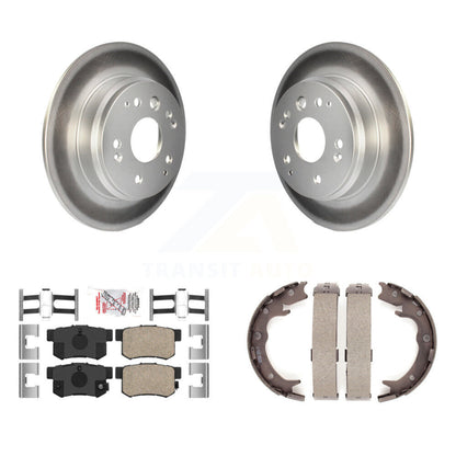 Kit de chaussures de frein de stationnement, Rotors recouverts de disques arrière, plaquettes en céramique, pour Acura TL Honda
