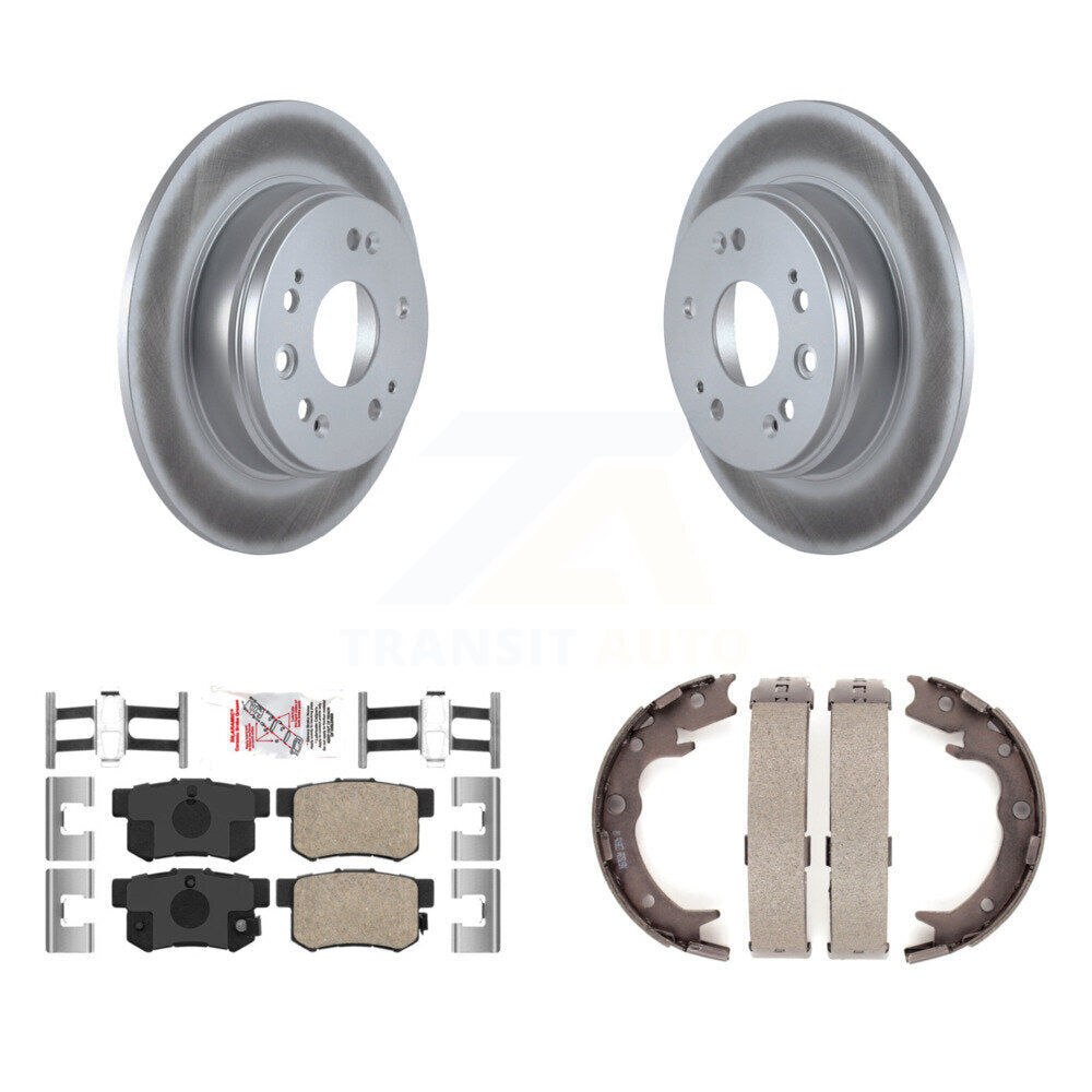 Kit de chaussures de stationnement avec Rotors recouverts de disques arrière, tampons en céramique, pour Honda CR-V 2002 – 2004