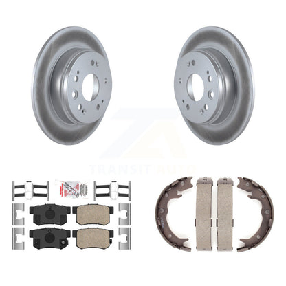 Kit de chaussures de stationnement avec Rotors recouverts de disques arrière, tampons en céramique, pour Honda CR-V 2002 – 2004