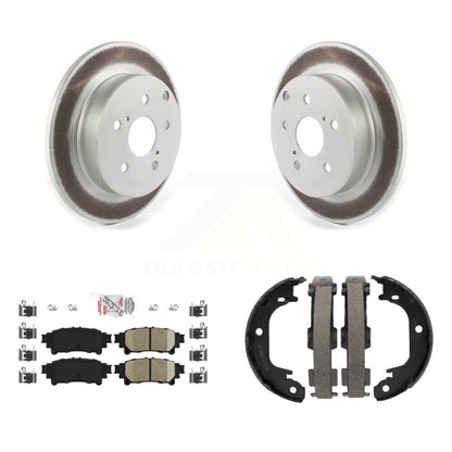 Kit de chaussures de stationnement, Rotors recouverts de disque arrière, tampons en céramique, pour Toyota Prius V Mirai