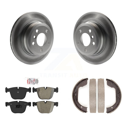 Kit de plaquettes semi-métalliques et de patins de frein de stationnement, Rotors à revêtement de disque arrière, pour BMW X6