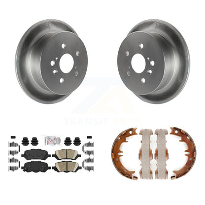 Kit de plaquettes en céramique et de chaussures de stationnement pour Rotors arrière avec revêtement de disque, pour Toyota Venza 09-16