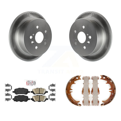 Kit de plaquettes en céramique et de chaussures de stationnement pour Rotors arrière avec revêtement de disque, pour Toyota Venza 09-16