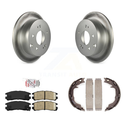 Kit de plaquettes en céramique et de chaussures de stationnement pour Rotors arrière avec revêtement de disque, pour Mitsubishi Eclipse