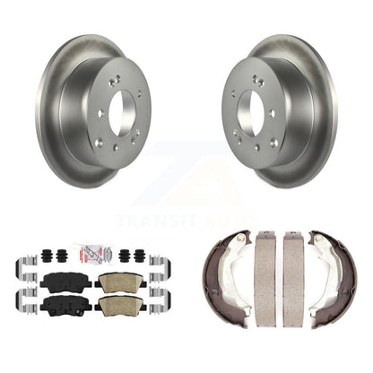 Kit de plaquettes en céramique et de chaussures de stationnement pour Rotors arrière avec revêtement de disque, pour Kia Soul 2010 – 2013