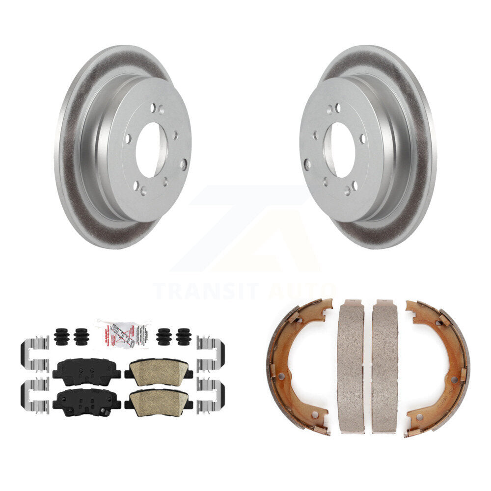 Kit de chaussures de stationnement avec Rotors recouverts de disques arrière, tampons en céramique, pour Kia Amanti 2007 – 2009