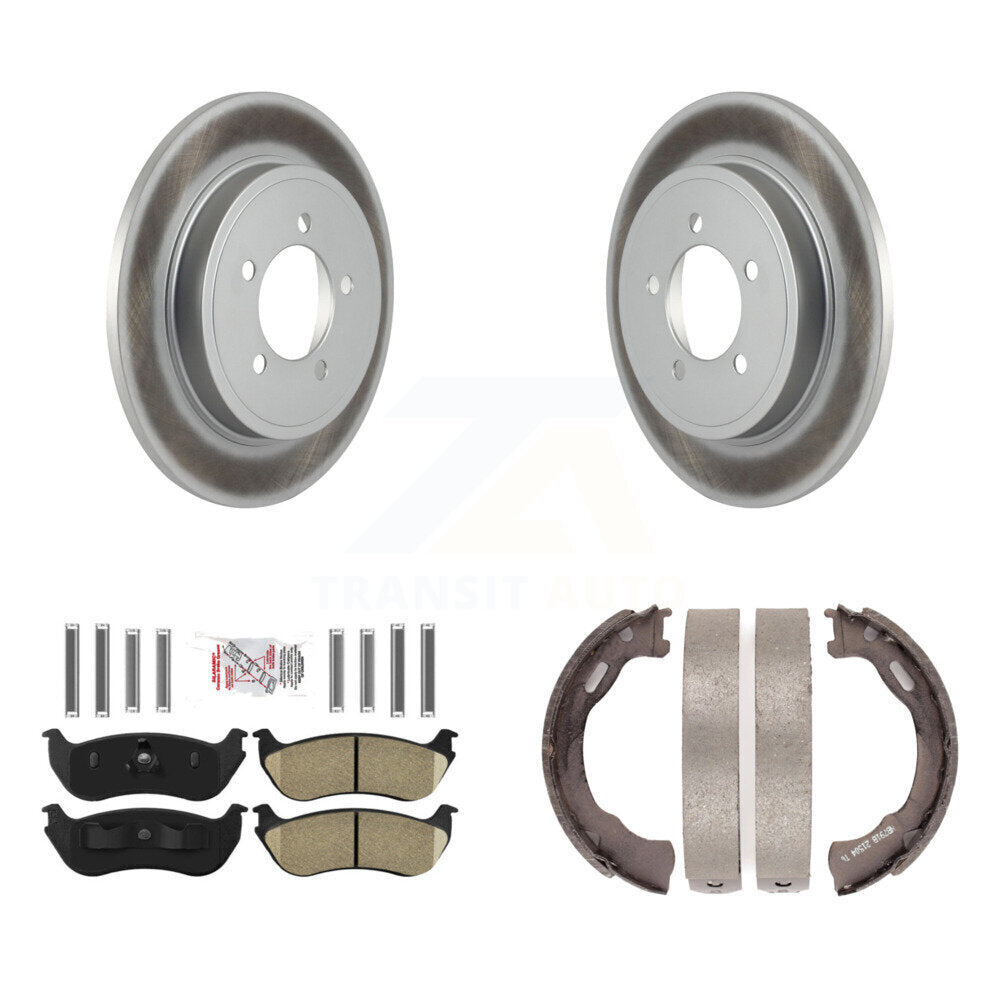 Kit de chaussures de stationnement avec Rotors recouverts de disques arrière, tampons en céramique, pour Ford Explorer Mercur